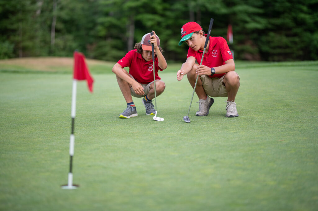 golf at red arrow camp